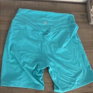 BuffBunny Athletic Shorts in Blue with Breathable Fabric